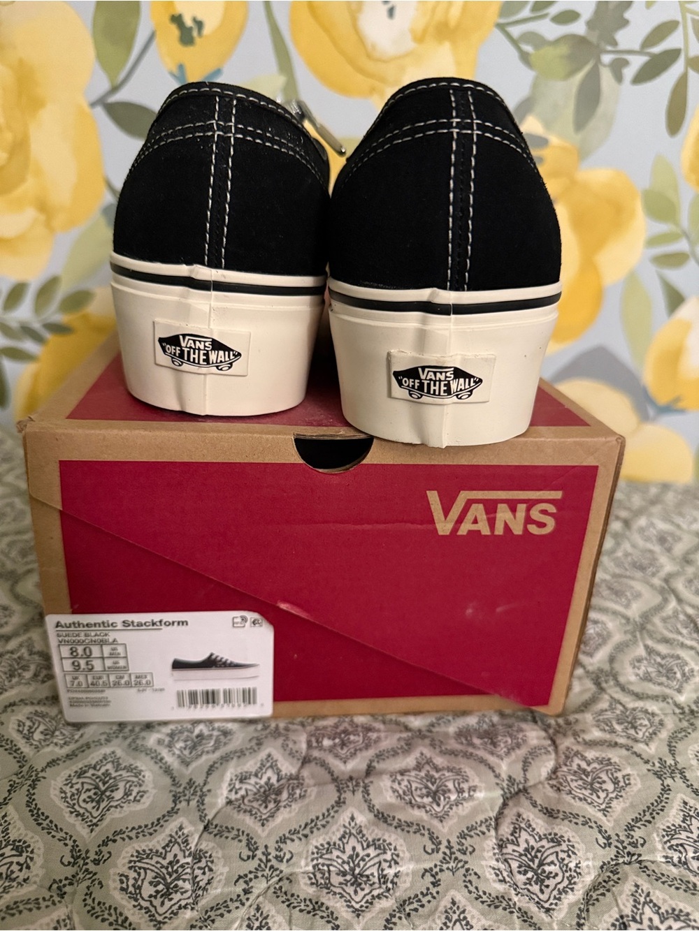 NIB Vans Black Stackform - Picture 4 of 9